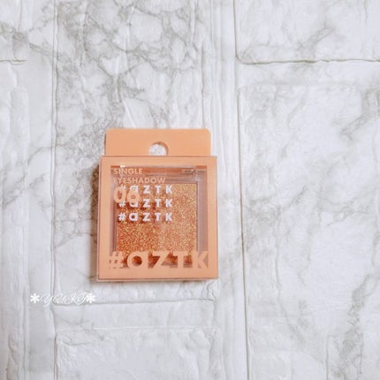 シングルアイシャドウ 06 ピンクダイヤモンド/aZTK/単色アイシャドウを使ったクチコミ(2枚目)