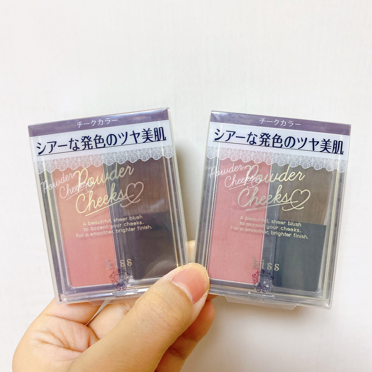 パウダーチークス/KiSS/パウダーチークを使ったクチコミ(3枚目)