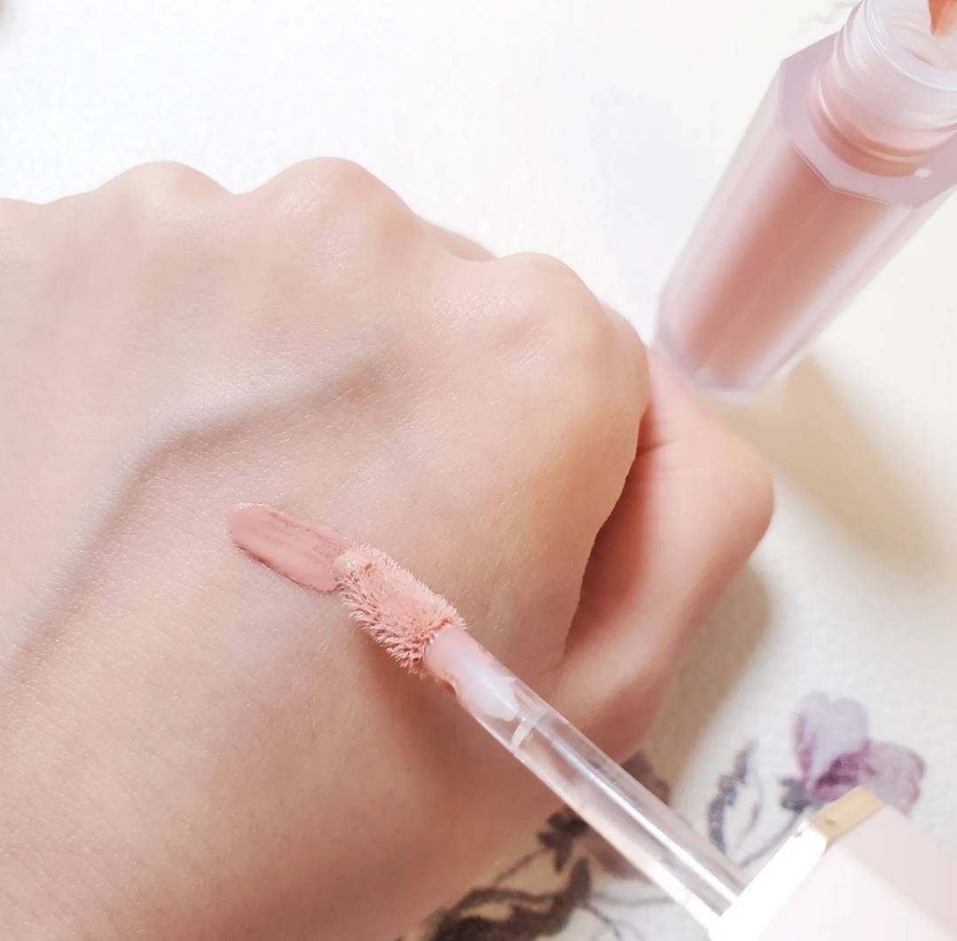 ペタルドロップリキッドブラッシャー/DEAR DAHLIA/リキッドチークを使ったクチコミ(3枚目)