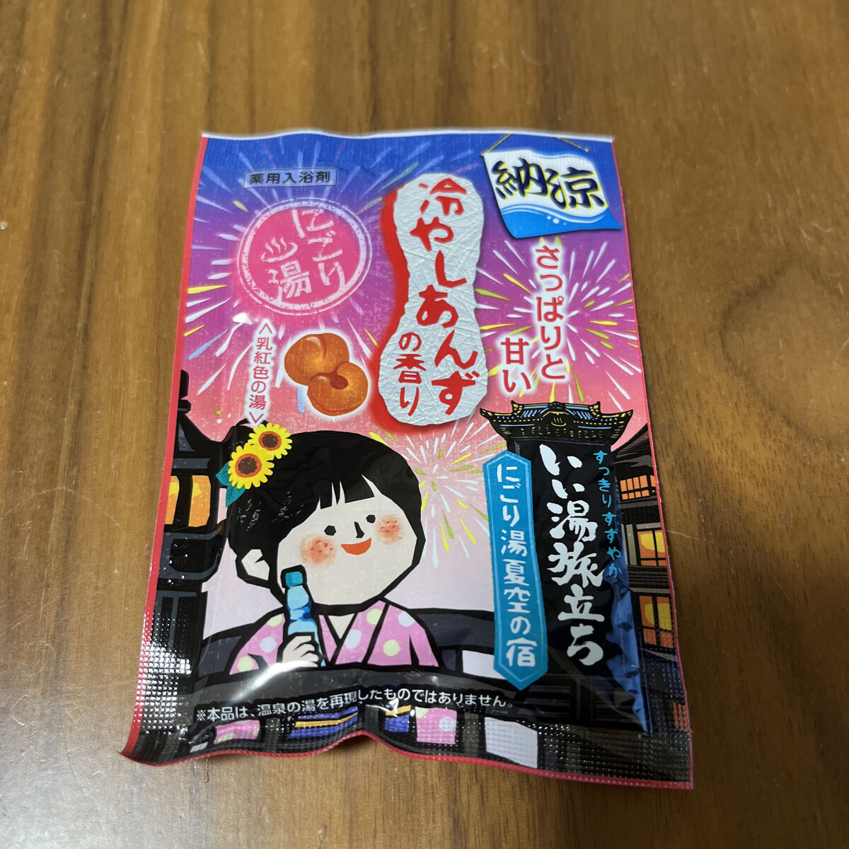 いい湯旅立ち 納涼にごり湯夏空の宿/白元アース/炭酸系入浴剤を使ったクチコミ（2枚目）