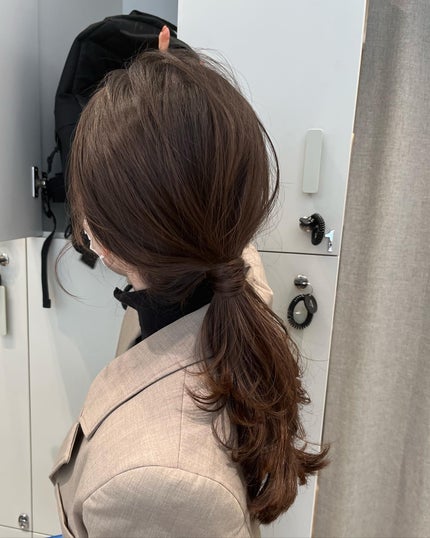 HARUNA on LIPS 「.お仕上げに、ゆるっとかるく結びました💓😌🌟.スタイリングはご..」(5枚目)