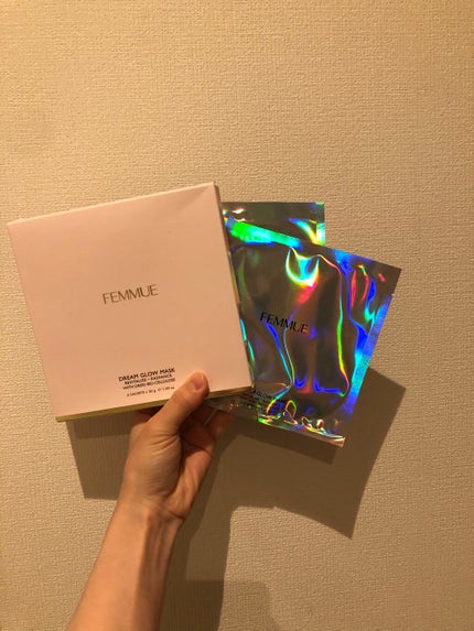 ドリームグロウマスク RR(透明感・キメ)/FEMMUE/シートマスク・パックを使ったクチコミ(1枚目)