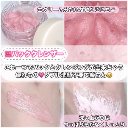 ヴィーガンパッククレンザー/WHIPPED/洗顔フォームを使ったクチコミ(3枚目)