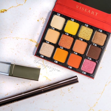 Warm EDIT Eye Shadow Palette/VISEART/アイシャドウパレットを使ったクチコミ(1枚目)