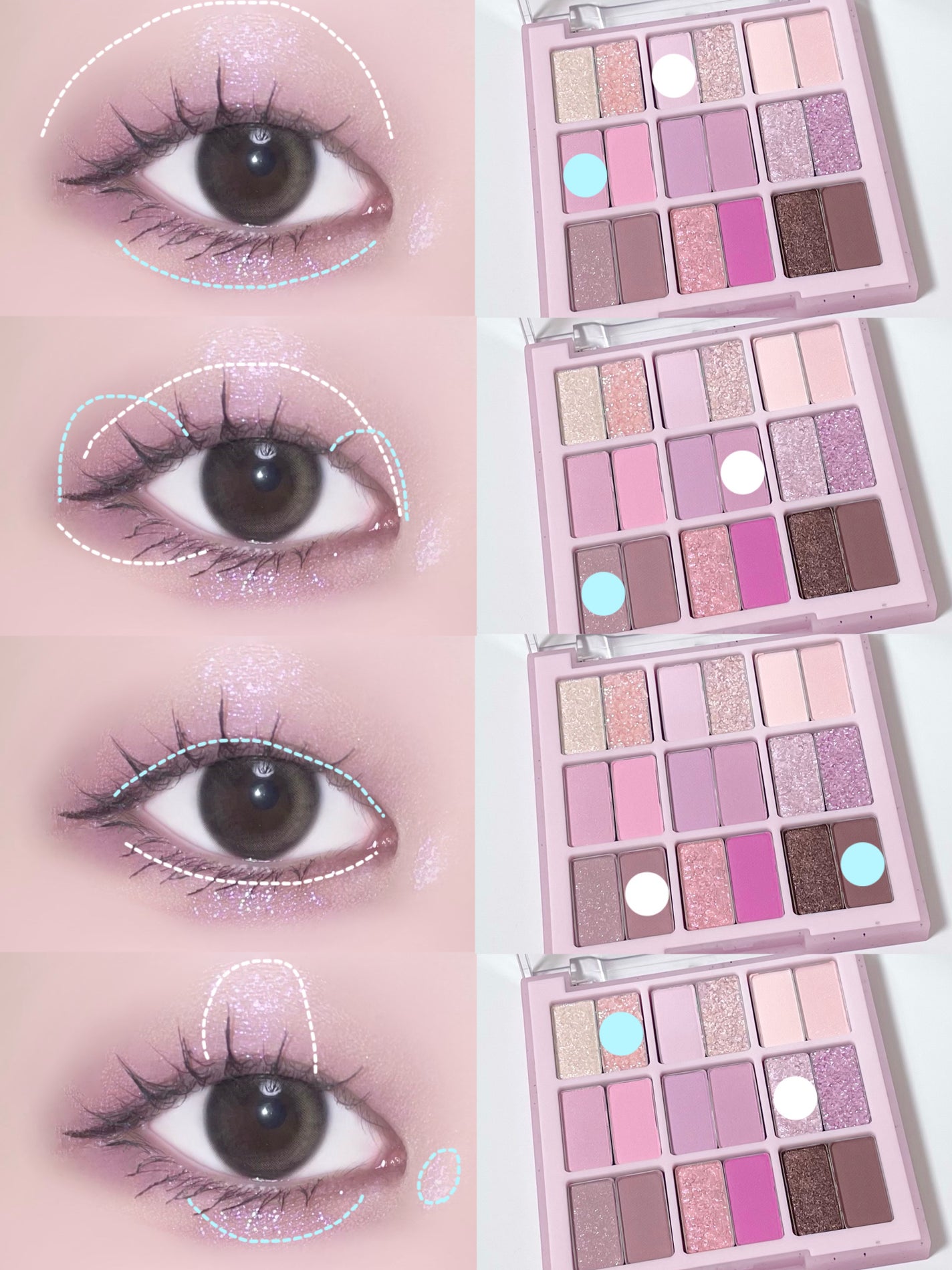 シャドウパレット/dasique/アイシャドウパレットを使ったクチコミ(3枚目)