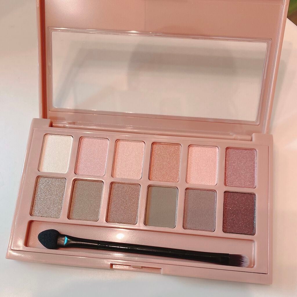 ヌードパレット ブラッシュド/MAYBELLINE NEW YORK/アイシャドウパレットを使ったクチコミ(2枚目)