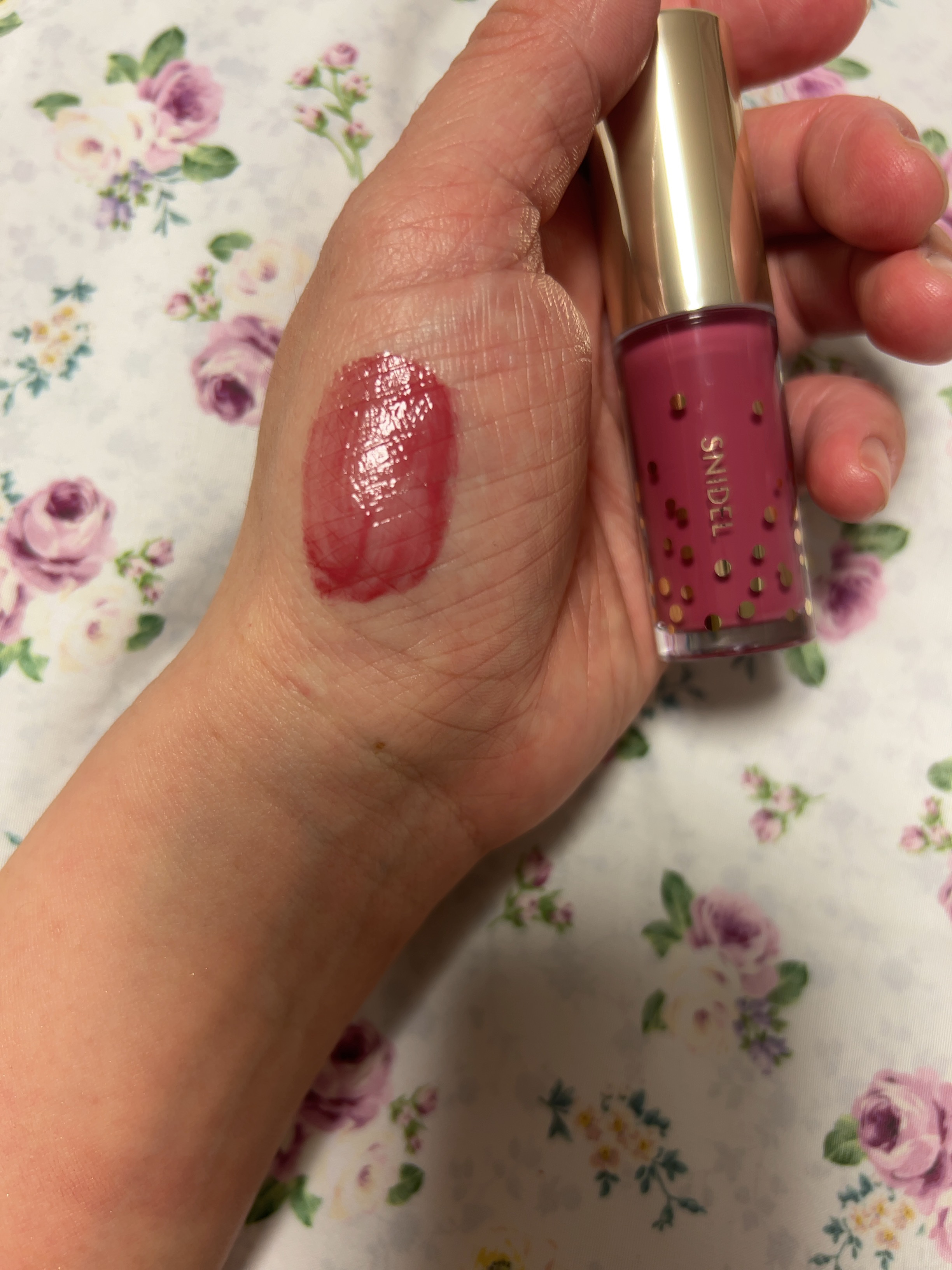 ピュア リップ ティント n EX01 Sparkling Rose/SNIDEL BEAUTY/リップティントを使ったクチコミ（2枚目）