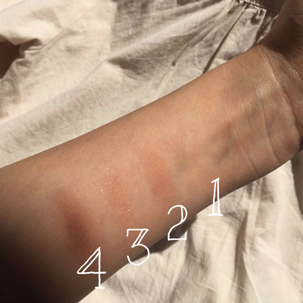 ベターザンアイズ/rom&nd/アイシャドウパレットを使ったクチコミ(3枚目)