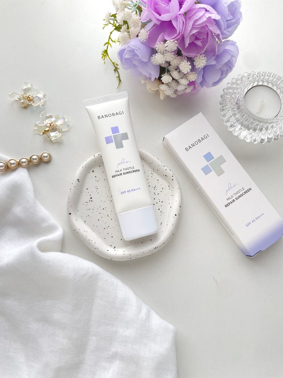 ミルクシスルリペアシカサンスクリーンプラス/BANOBAGI/日焼け止めミルクを使ったクチコミ(1枚目)