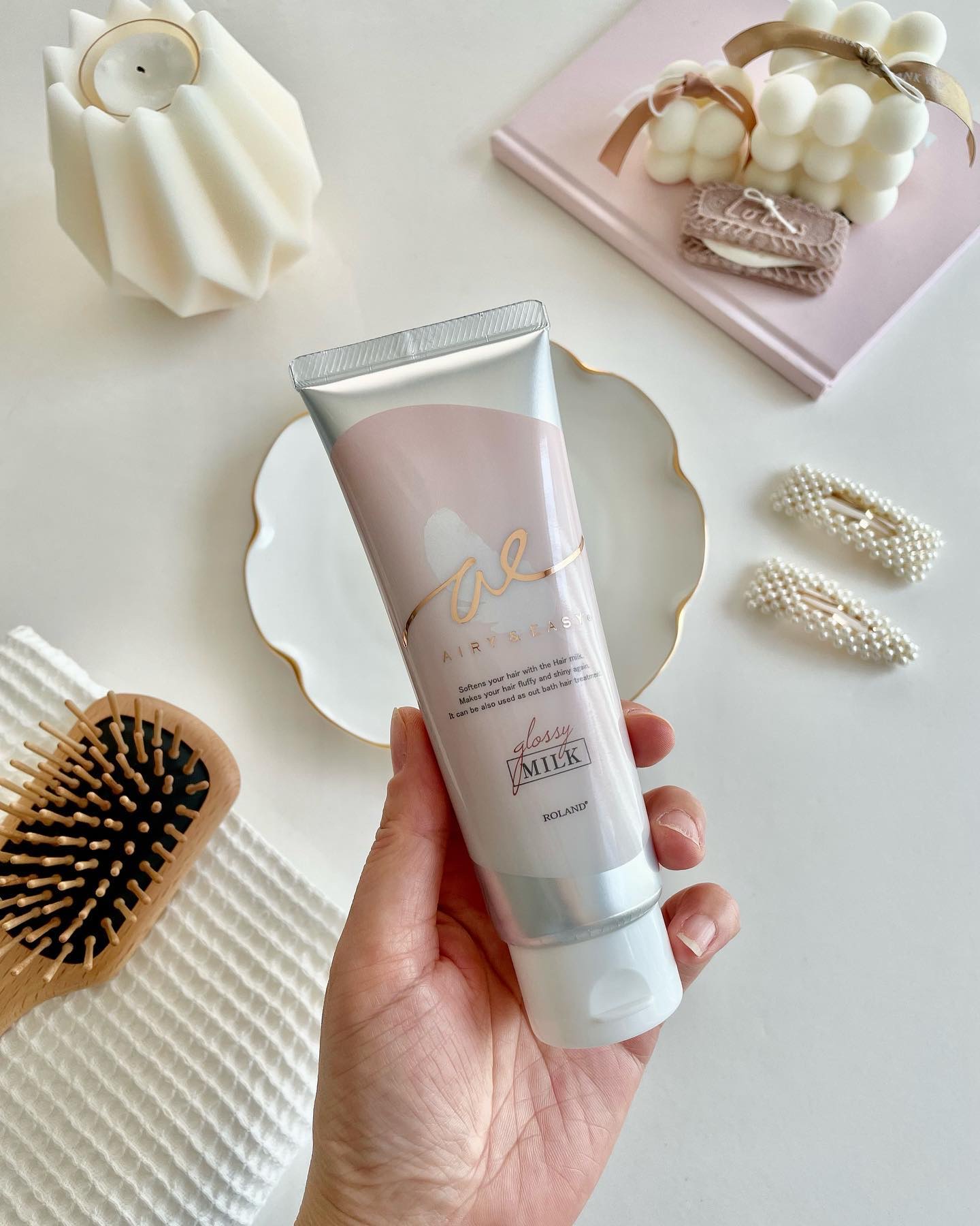 グロッシーヘアミルクジェリー/エアリー&イージー/ヘアミルクを使ったクチコミ（2枚目）