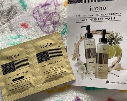 iroha INTIMATE CARE イロハ インティメートウォッシュ モイストのクチコミ「デリケートゾーン専用のボディソープです。
モイストです。
スクラブが入っています。
わたしこう.....」(1枚目)