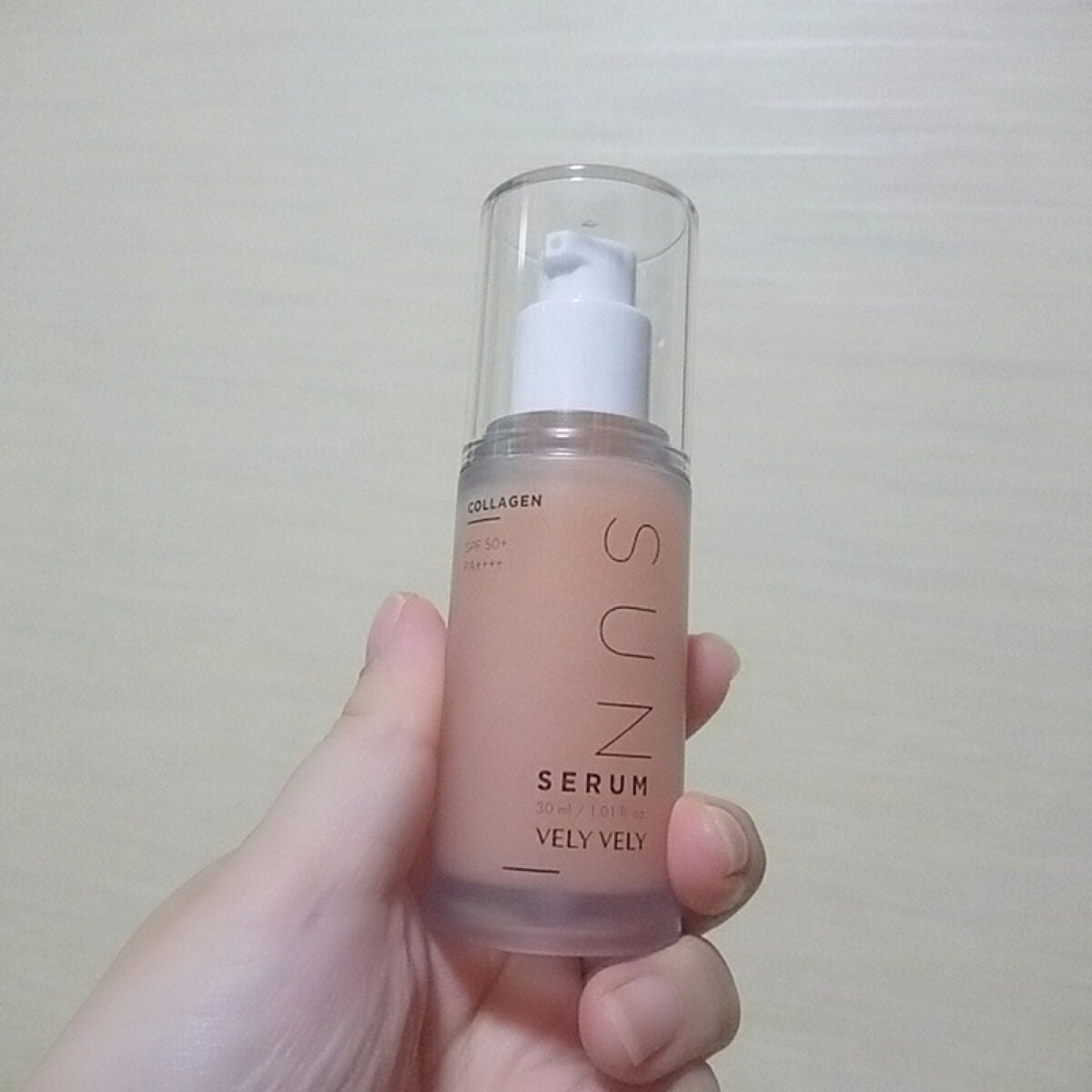 ハリケアコラーゲンサンセラム/VELY VELY/日焼け止めジェルを使ったクチコミ(1枚目)