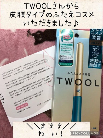 TWOOLダブルアイリッドハイブリットフィルム/SHOBIDO/二重まぶた用アイテムを使ったクチコミ(1枚目)