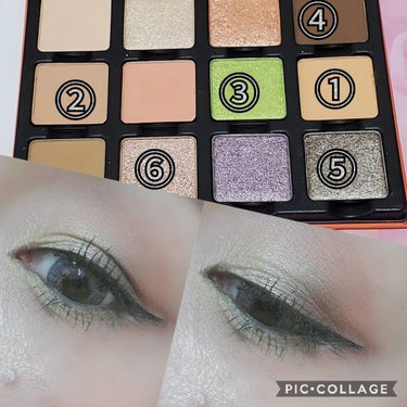 Paris EDIT Eye Shadow Palette/VISEART/アイシャドウパレットを使ったクチコミ（2枚目）