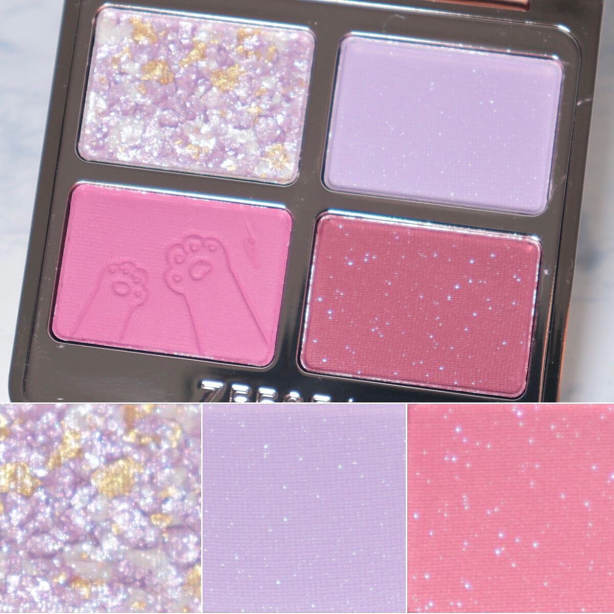 アニマルアイシャドウ(4シェード)/ZEESEA/アイシャドウパレットを使ったクチコミ(3枚目)