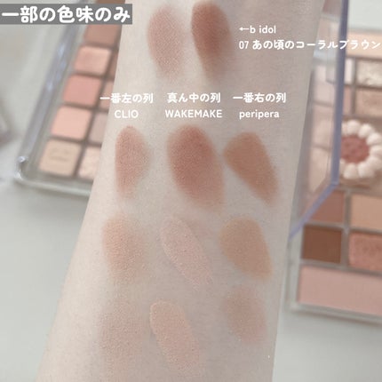 THE アイパレR/b idol/アイシャドウパレットを使ったクチコミ(5枚目)