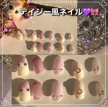 み ら ん on LIPS 「全部セルフネイル💖/ネイルチップ紹介❤︎4選本文必須💗ひとつ、..」(5枚目)