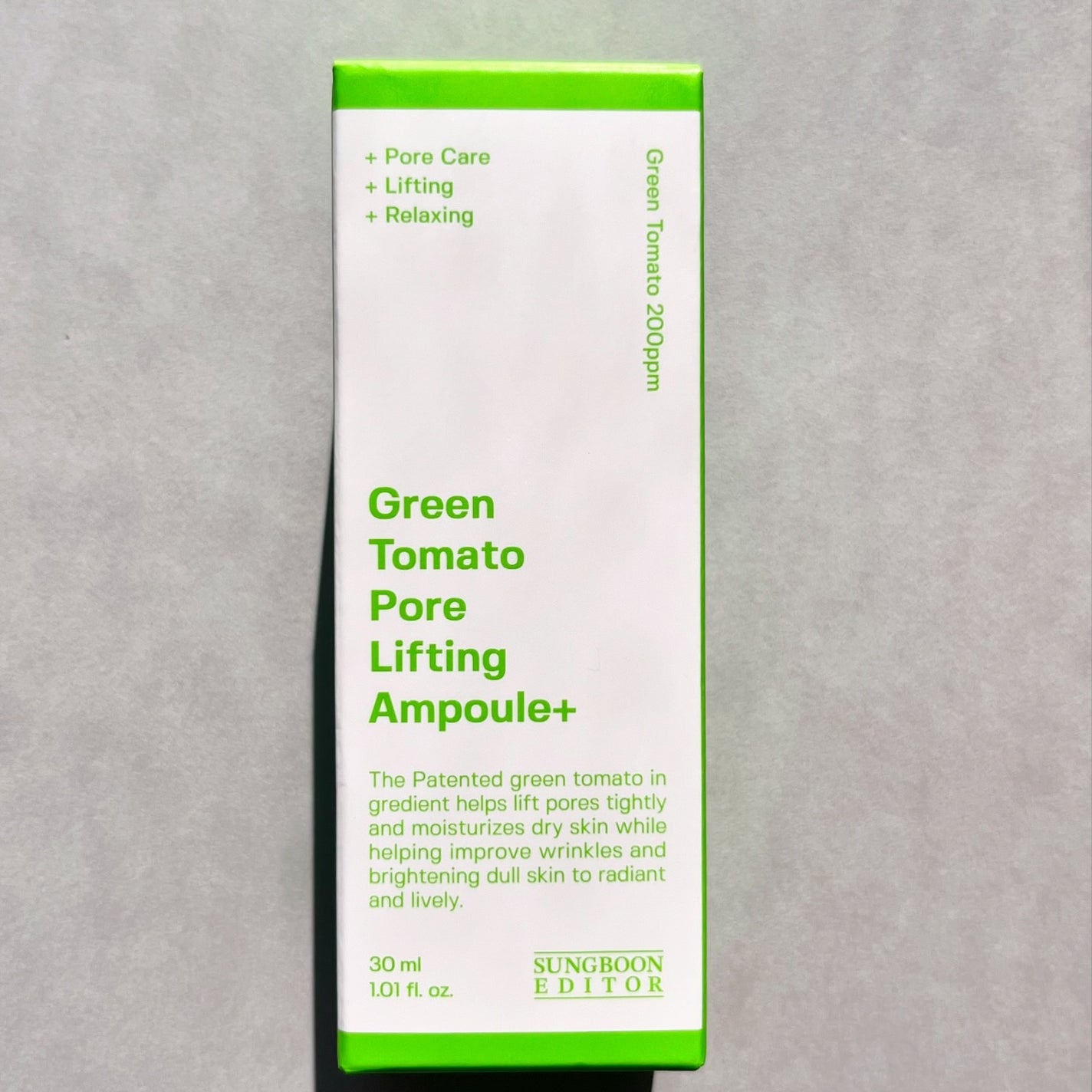 グリーントマトポアリフティングアンプル+/SUNGBOON EDITOR(成分エディター)/美容液を使ったクチコミ(5枚目)