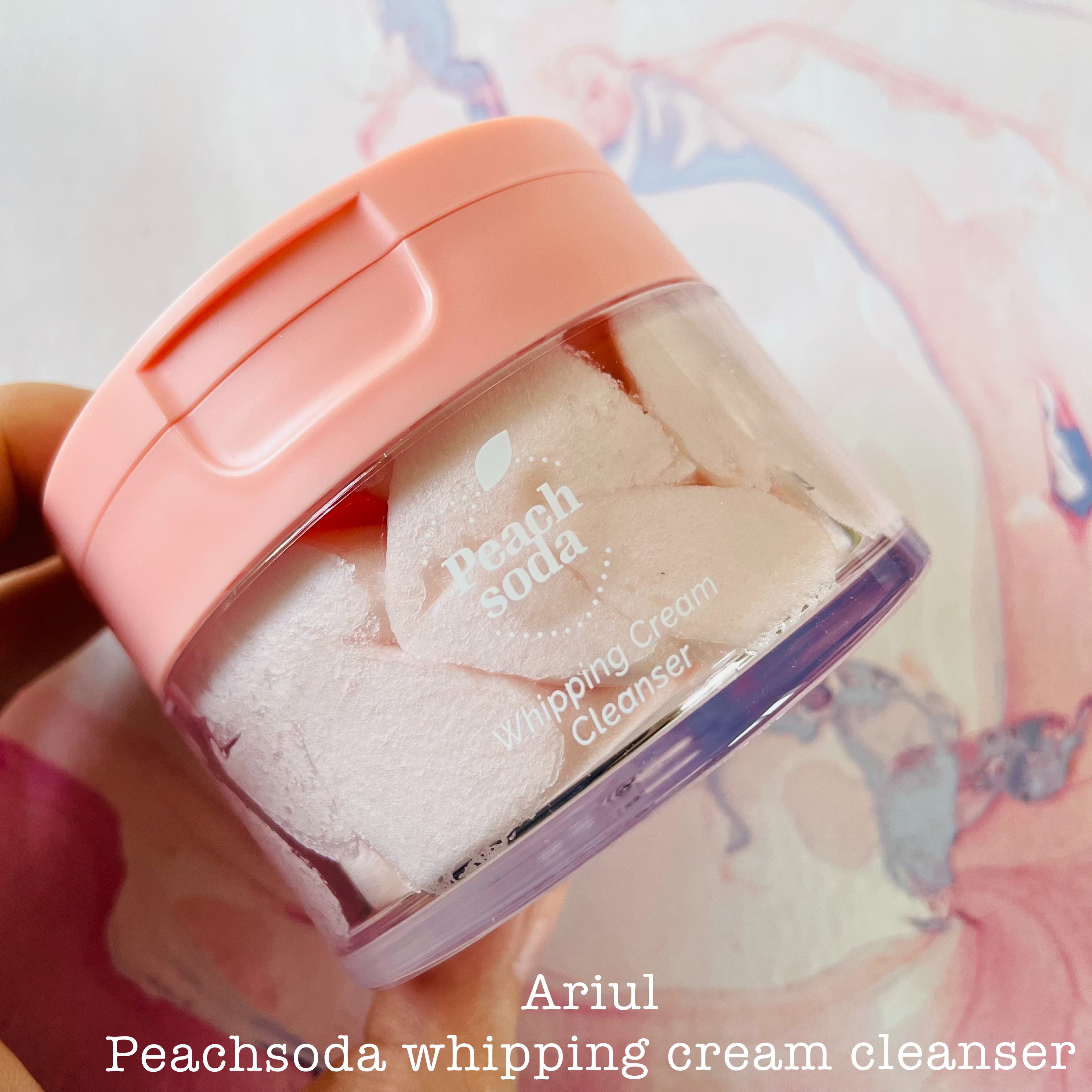 アリウル ピーチソーダホイッピングクリームクレンザー/Ariul/洗顔フォームを使ったクチコミ（1枚目）