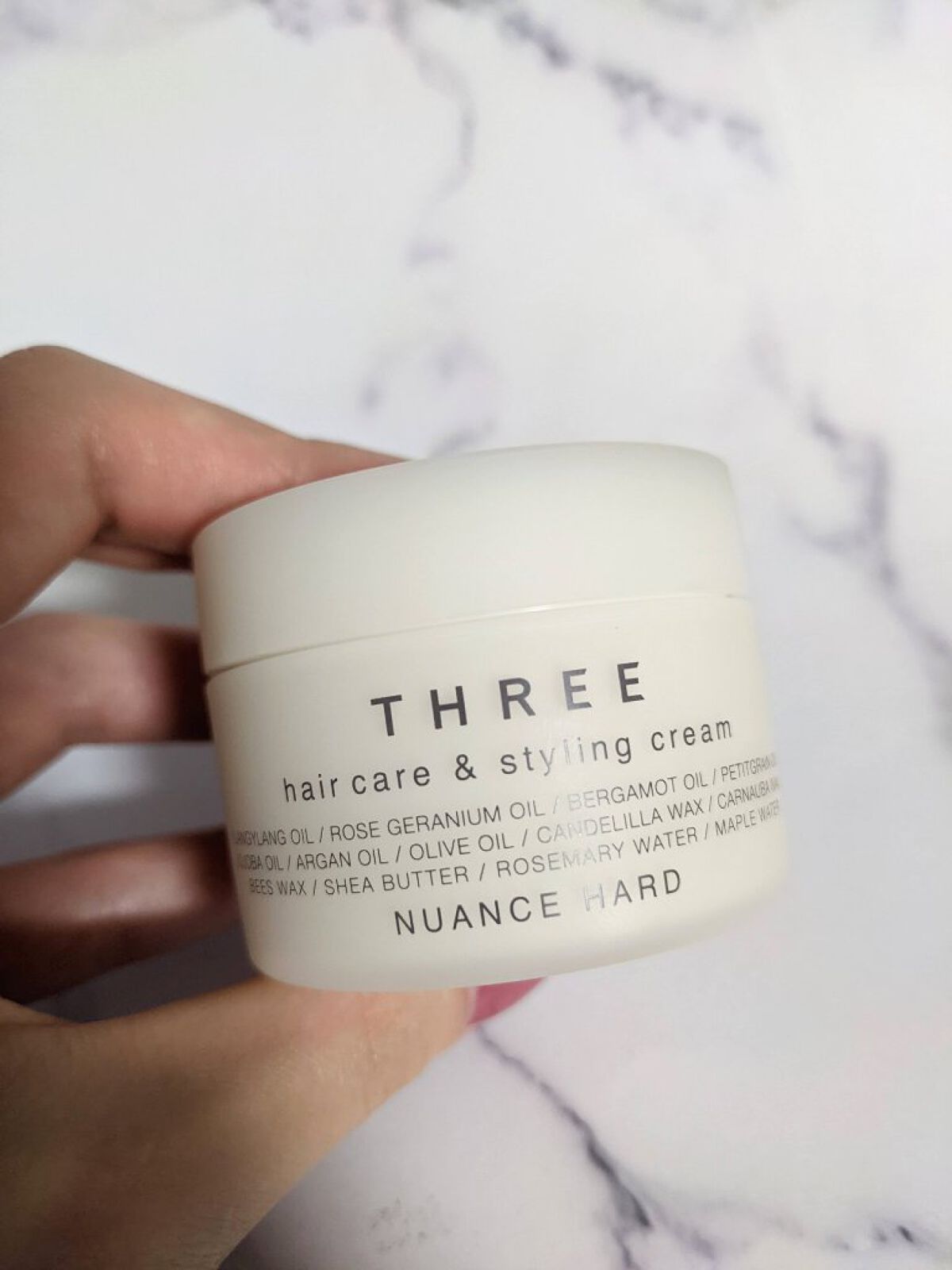 THREE ヘアケア＆スタイリング クリームのクチコミ「#THREE
#ヘアケア＆スタイリングクリーム

美容師さんが愛用していたので購入しました!!.....」（1枚目）