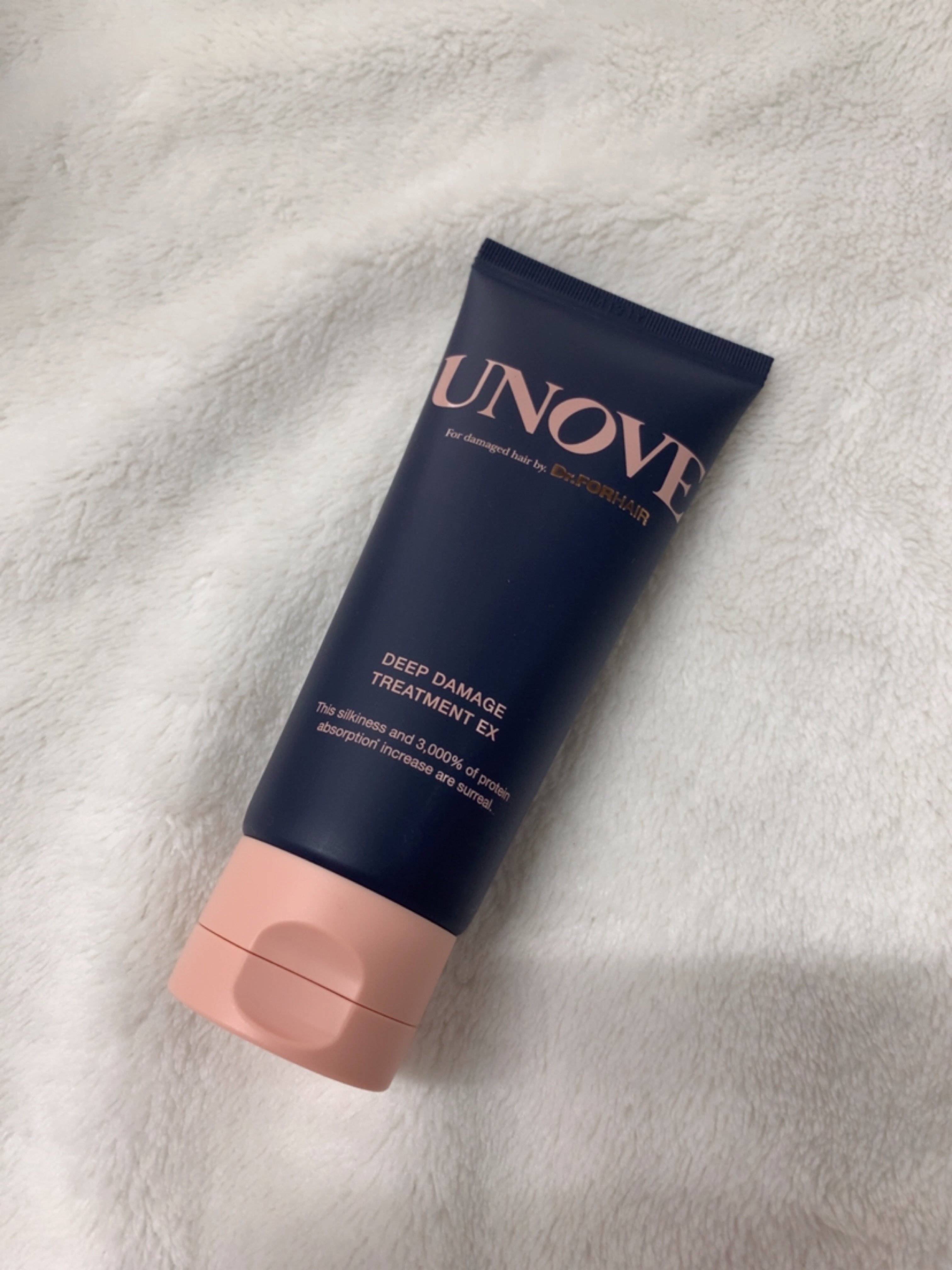 ディープダメージトリートメントEX/UNOVE/洗い流すヘアトリートメントを使ったクチコミ（1枚目）