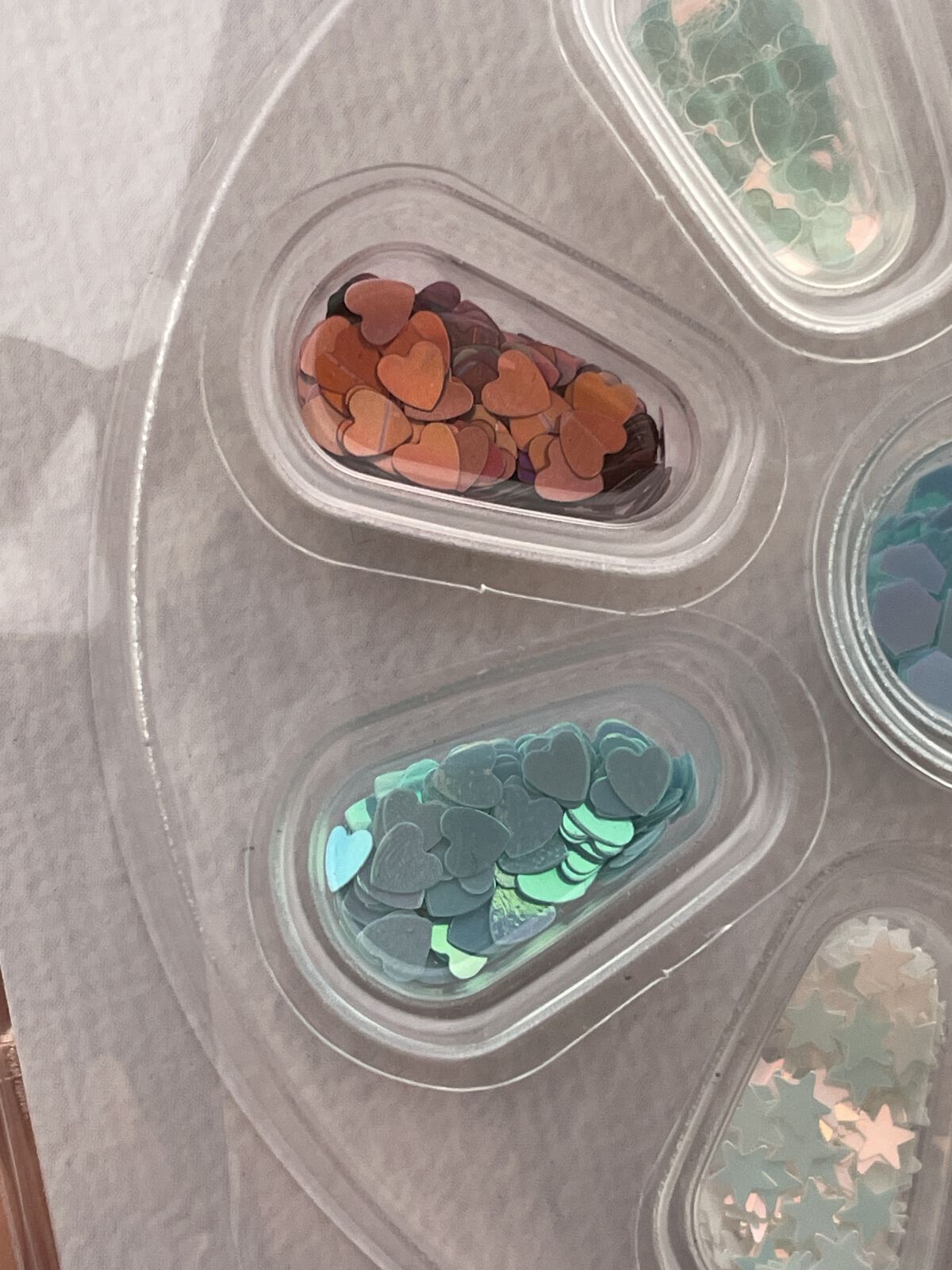 ネイルパーツ9P ミックスホロ/キャンドゥ/ネイルチップ・パーツを使ったクチコミ（3枚目）