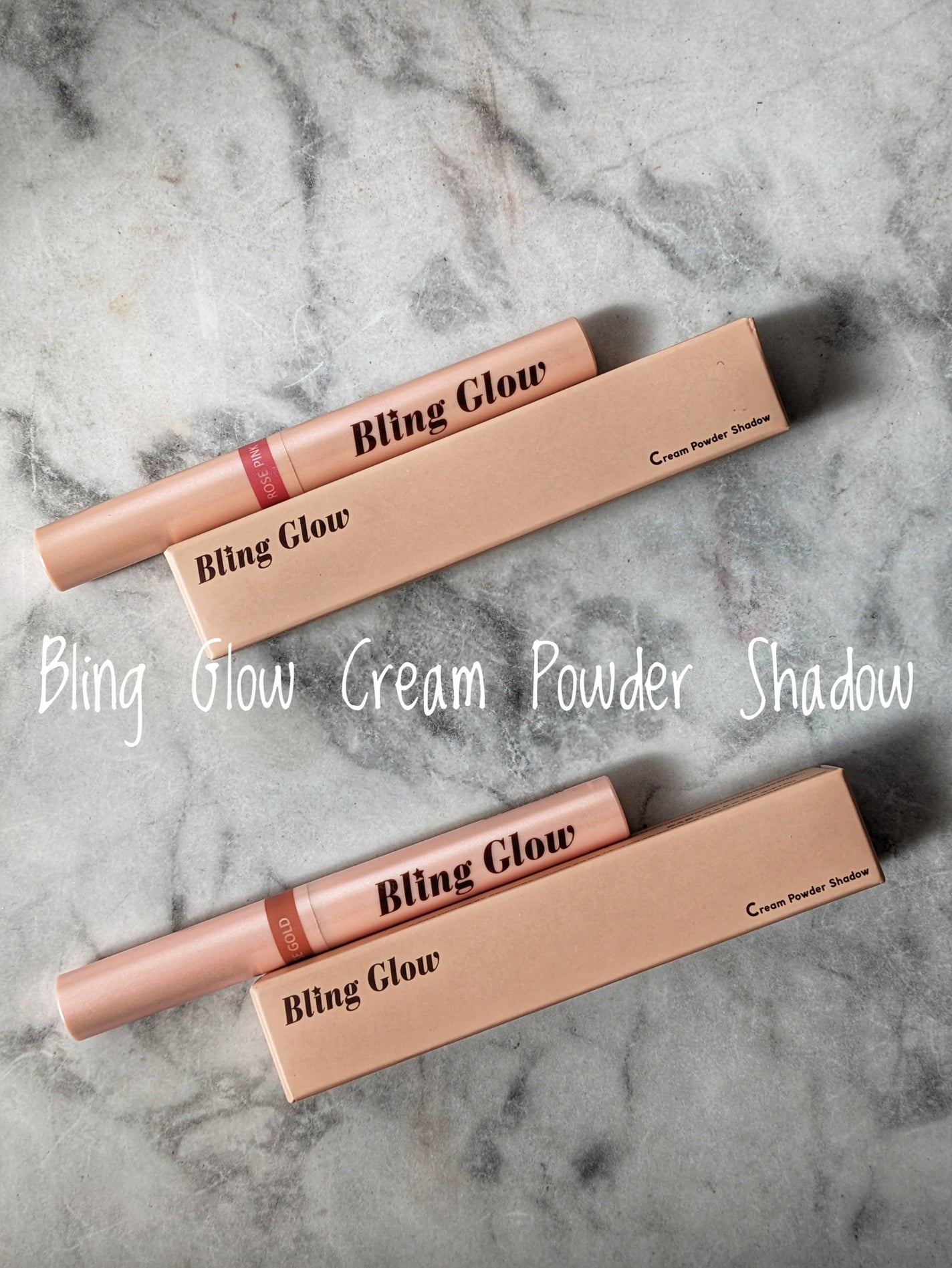 ブリンクリームパウダーシャドウ/BLING GLOW/単色アイシャドウを使ったクチコミ(1枚目)