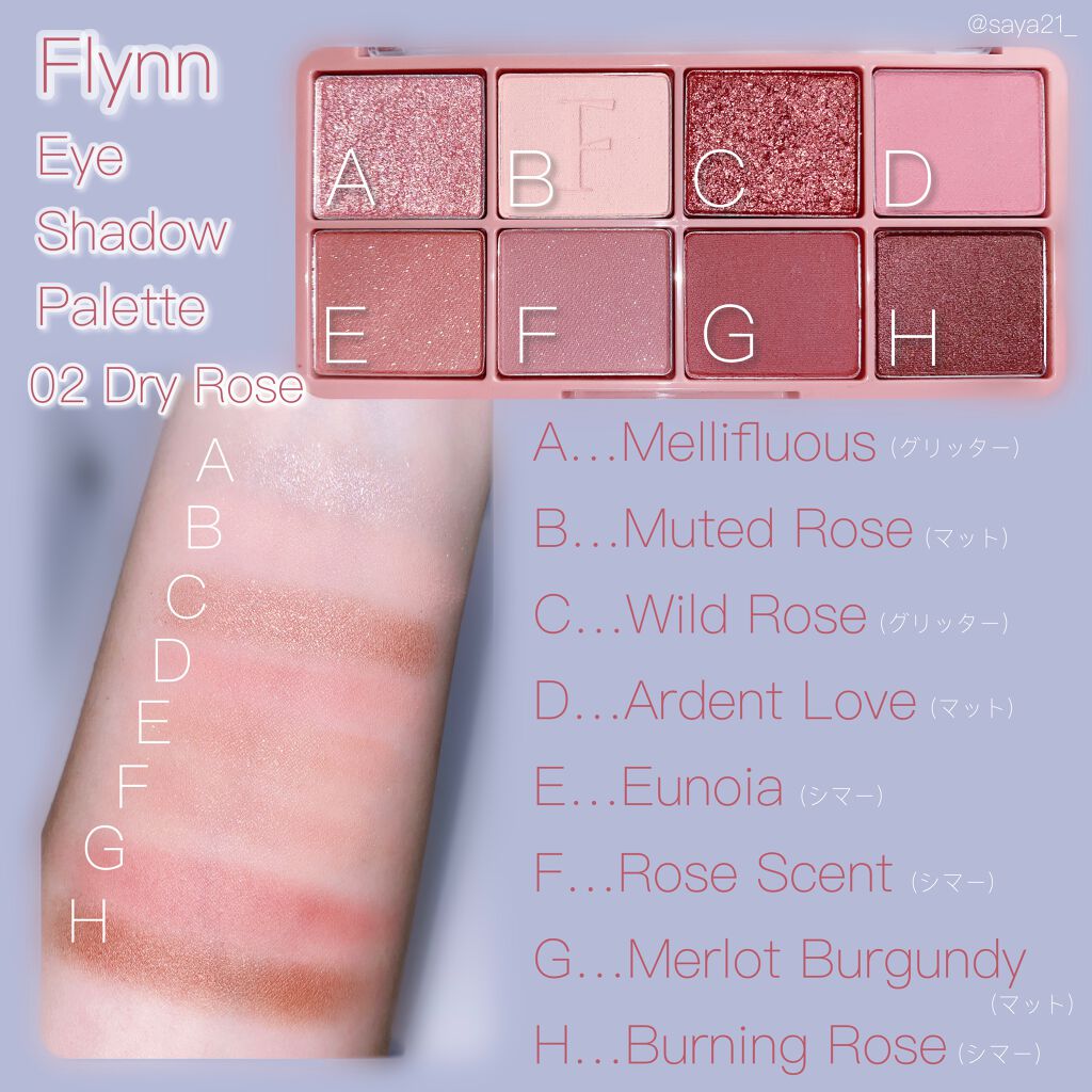 ラッスルアイシャドウパレット/Flynn/アイシャドウパレットを使ったクチコミ（2枚目）