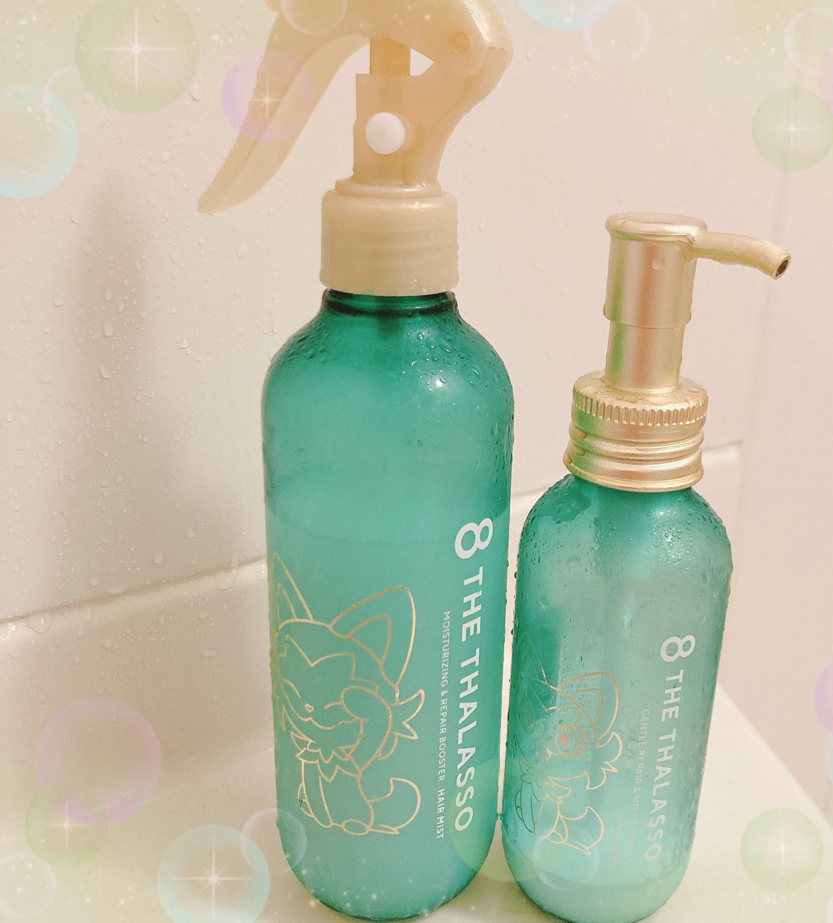 モイスチャーライジング＆リペアブースター 導入液ヘアミスト エイトザタラソ モイスチャーライジング＆リペアブースター  導入液ヘアミスト ポケモン（2024年発売）/エイトザタラソ/ヘアミストを使ったクチコミ（1枚目）