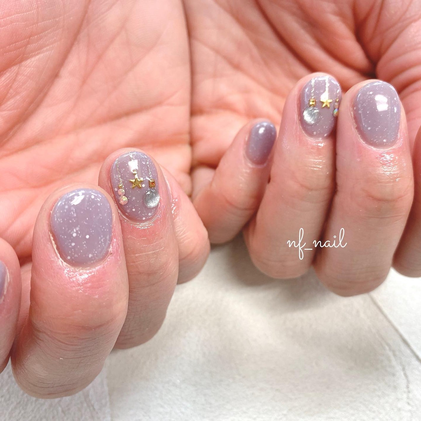 Natsumi◎nailist on LIPS 「.2本art¥6530.#ネイル#ネイルデザイン#ネイルア..」(1枚目)