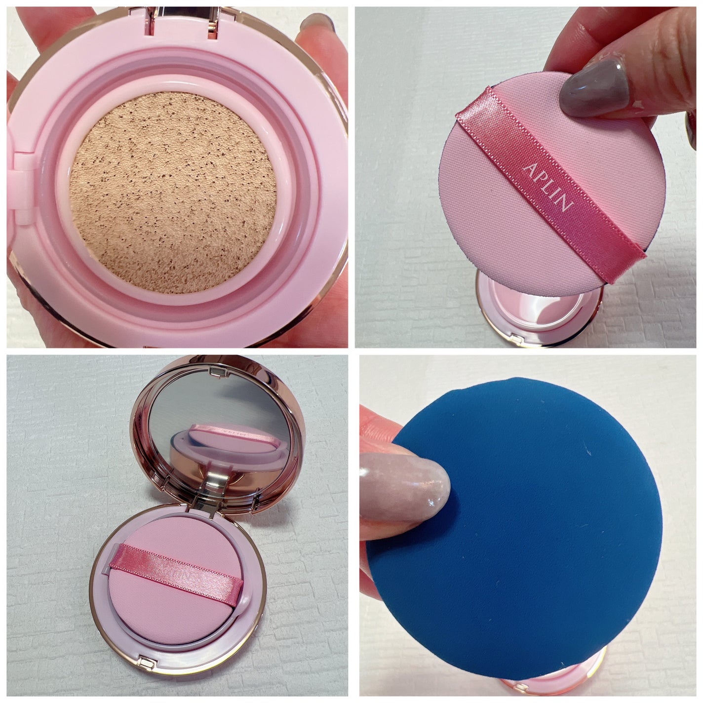 ピンクティーツリーカバーアップグロウクッション/APLIN/クッションファンデーションを使ったクチコミ(3枚目)