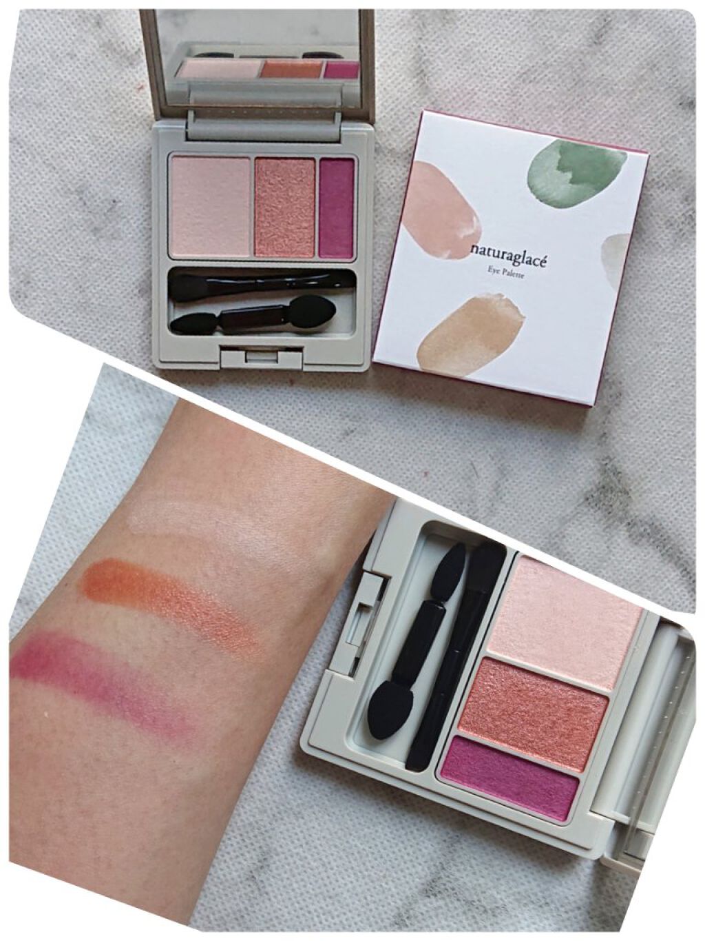 アイカラーパレット/ナチュラグラッセ/アイシャドウパレットを使ったクチコミ（2枚目）