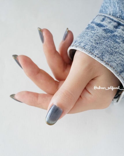 あかり|ネイルポリッシュの色見本帖 on LIPS 「ブルーフェアで再販されてて思わずお迎えした「nightflig..」(5枚目)