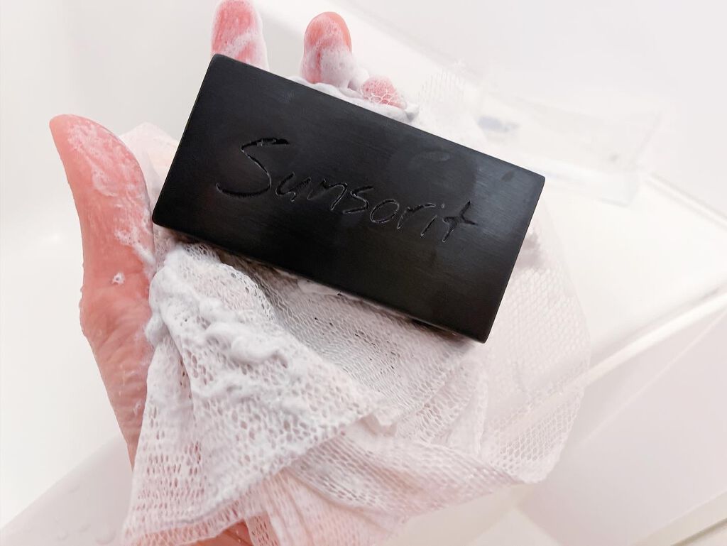 スキンピールバー ハイドロキノール/サンソリット/洗顔石鹸を使ったクチコミ（2枚目）