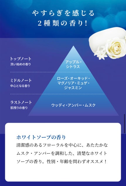 バウンシア ボディソープ ホワイトソープの香り/Bouncia/ボディソープを使ったクチコミ(2枚目)