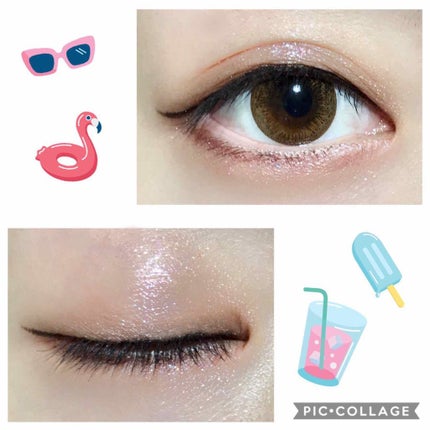 スーパーフィットジェルライナー/D-UP/ジェルアイライナーを使ったクチコミ(3枚目)