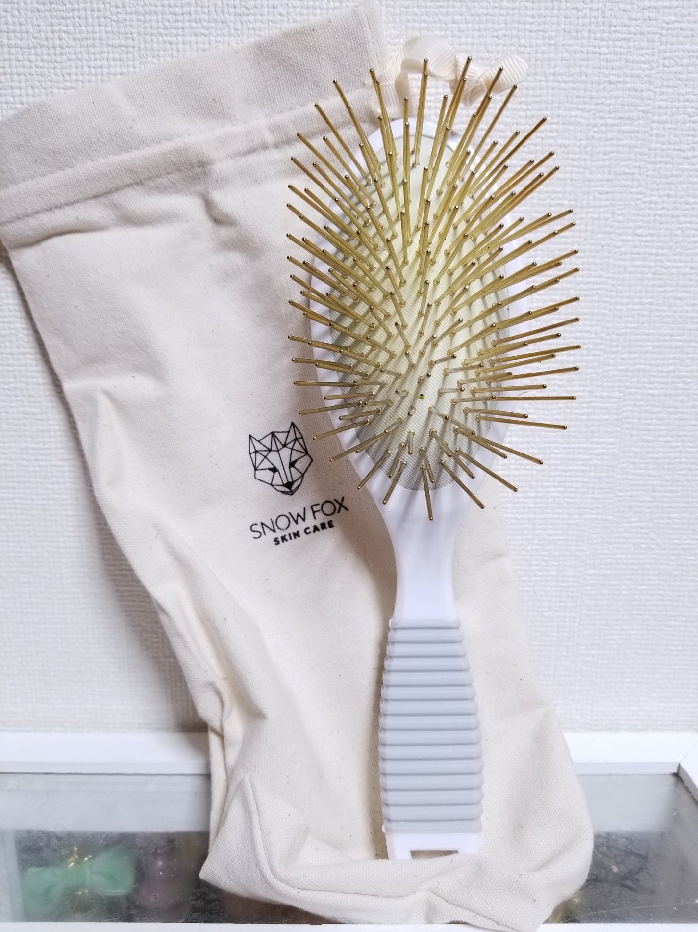 プレミアム FOXカッサ ヘアブラシ/SNOW FOX SKINCARE/ヘアブラシを使ったクチコミ(2枚目)