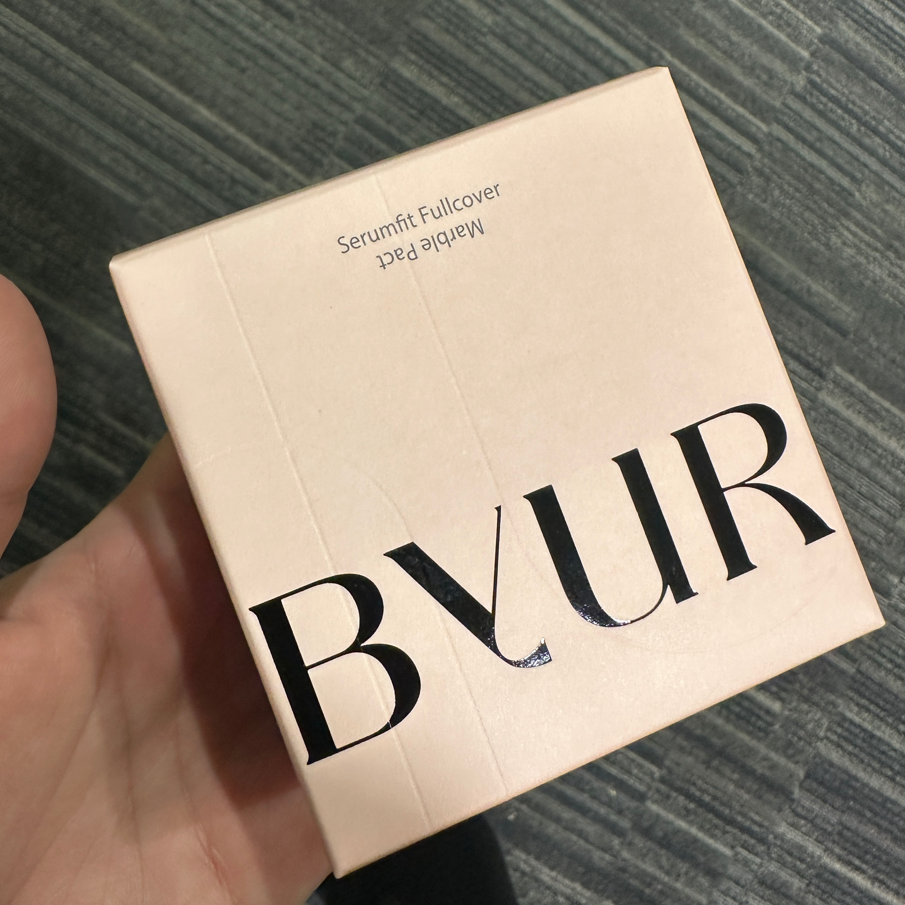 セラムフィット フルカバー マーブルパクト ＜ファンデーション＞ 23 サンド/ByUR/クリーム・エマルジョンファンデーションを使ったクチコミ（2枚目）