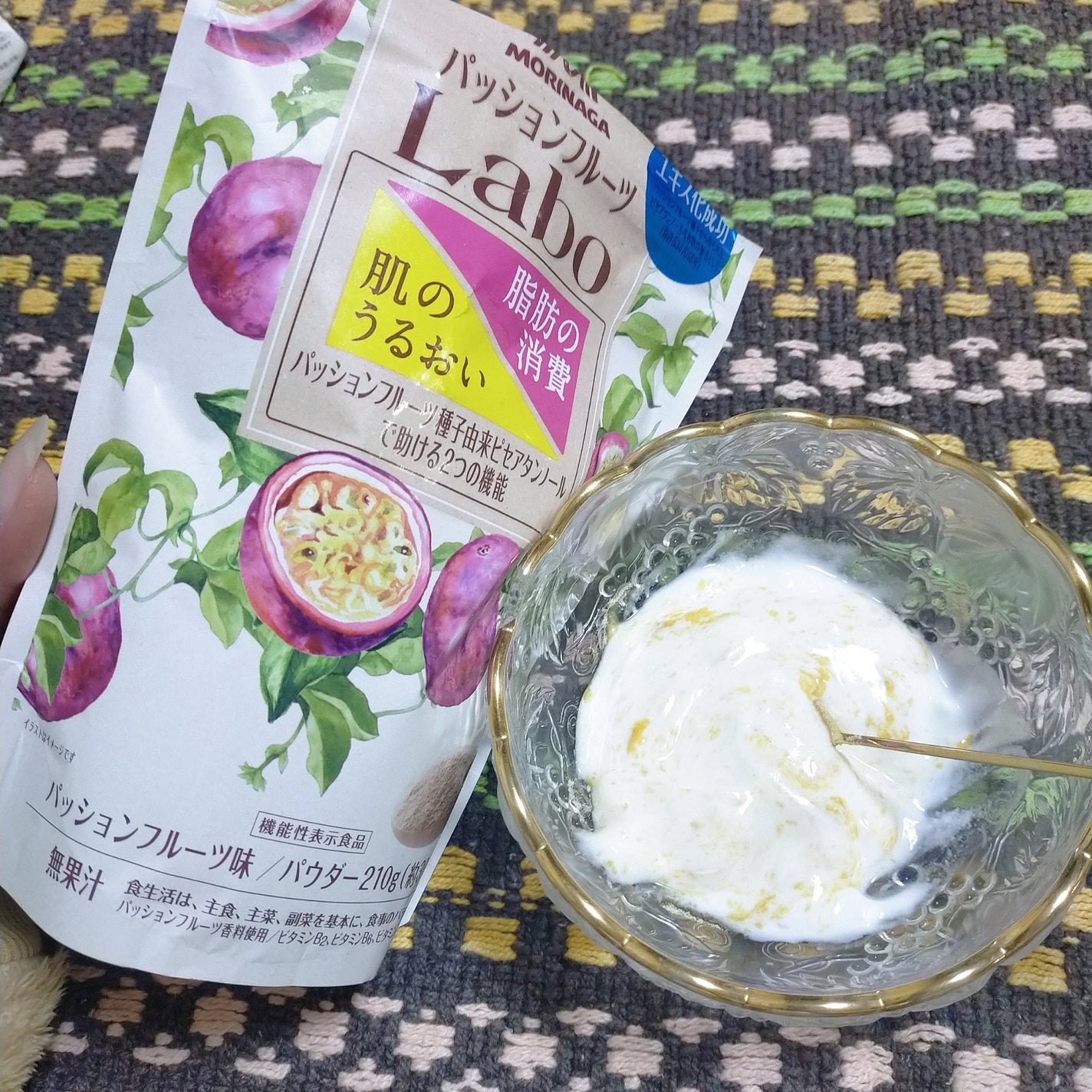 パッションフルーツLaboパウダー/森永製菓/食品を使ったクチコミ(1枚目)