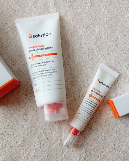 トラブルフォーカス ゼントルクレンジングフォーム/a solution/洗顔フォームを使ったクチコミ(1枚目)