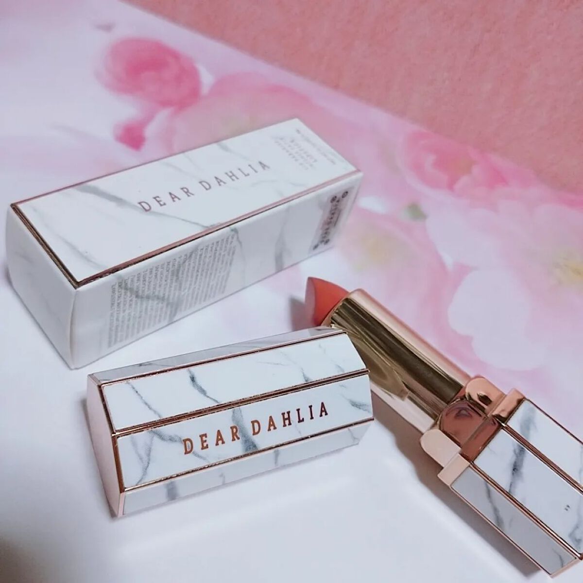 リップ パラダイス インテンス サテン 810 ルーシー/DEAR DAHLIA/口紅を使ったクチコミ（1枚目）