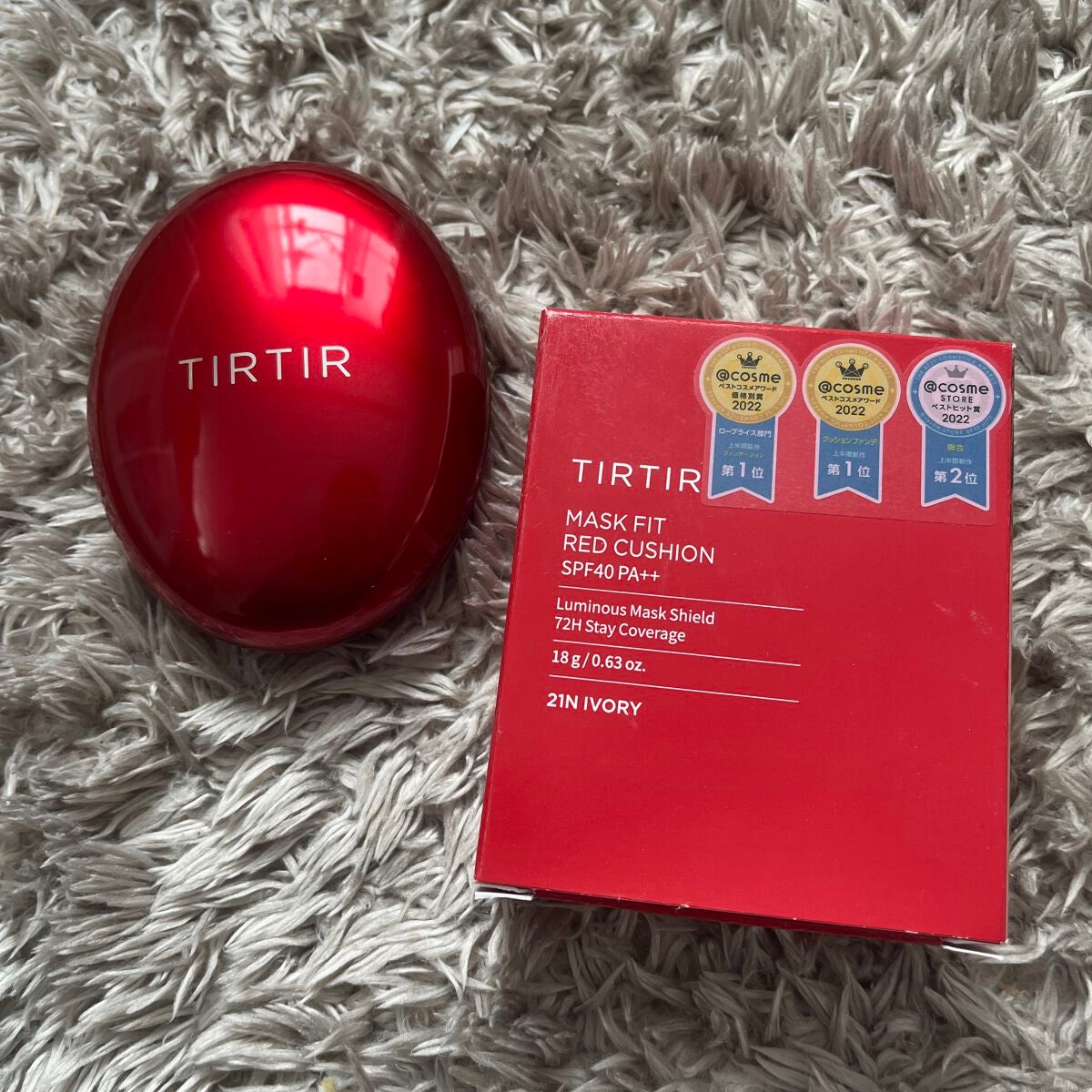 マスク フィット レッド クッション/TIRTIR(ティルティル)/クッションファンデーションを使ったクチコミ(1枚目)