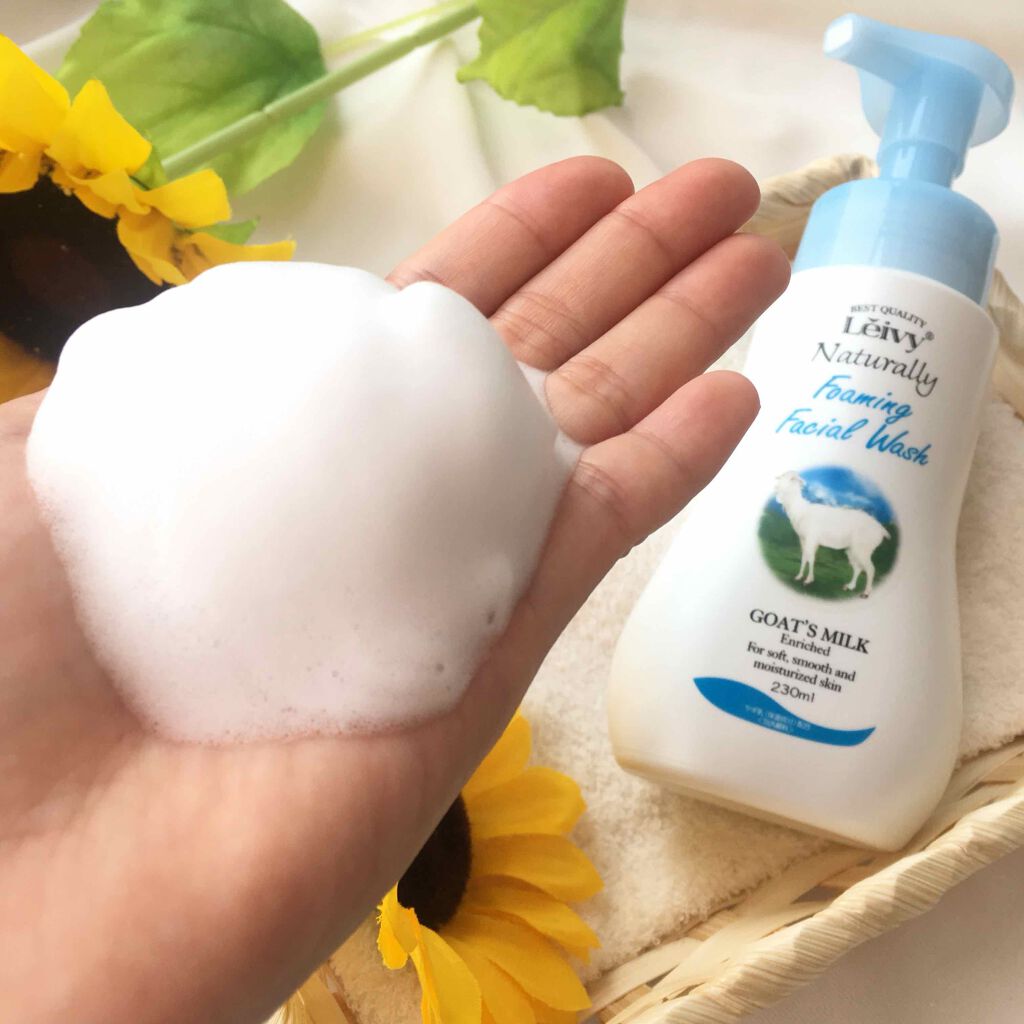 レイヴィーフォームフェイシャルウォッシュ ゴートミルク/Leivy/洗顔フォームを使ったクチコミ（3枚目）