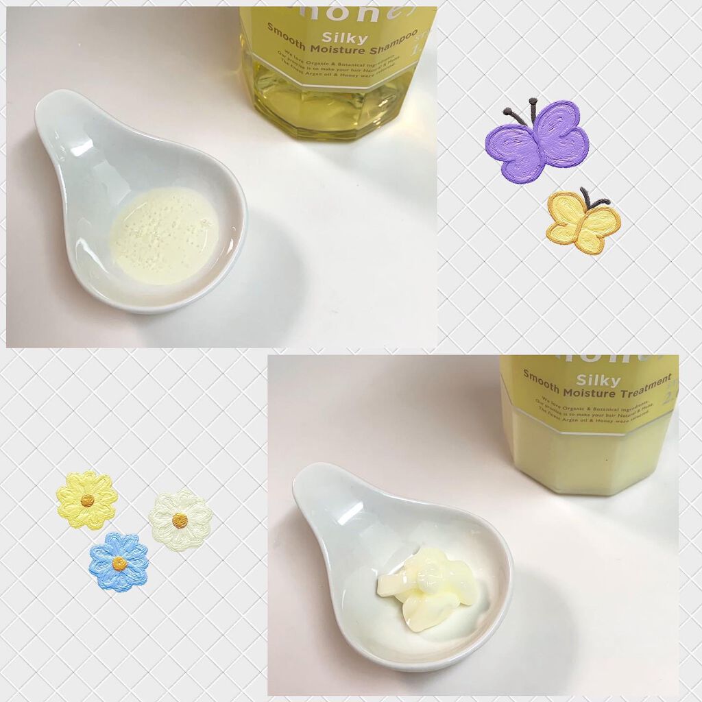 シルキー スムースモイスチャー シャンプー 1.0/ヘアトリートメント 2.0/&honey/市販シャンプーを使ったクチコミ(2枚目)
