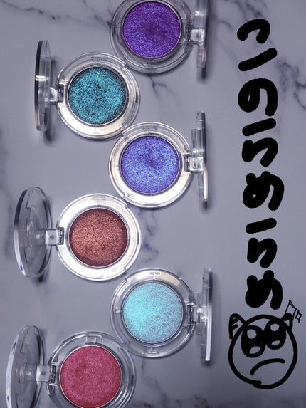マルチグリッターカラー/ENBAN TOKYO/単色アイシャドウを使ったクチコミ(2枚目)