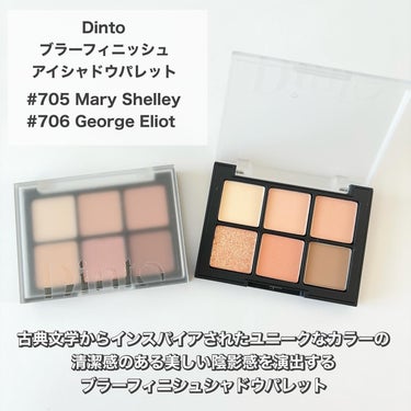 ブラーフィニシュシャドウパレット 705 メリー・シェリー/Dinto/アイシャドウパレットを使ったクチコミ（2枚目）