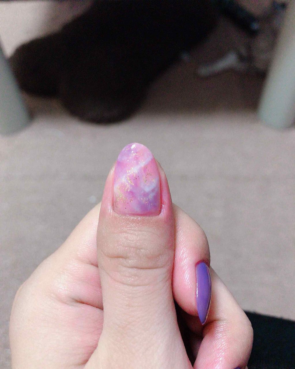 ジェルネイル(ライト対応)/セリア/ジェルネイルを使ったクチコミ(2枚目)