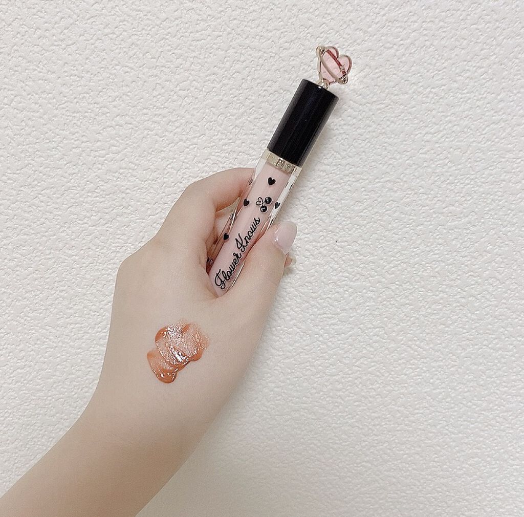 グリスニングウォータリングティント G01 ピーナッツミルク	/FlowerKnows/リップティントを使ったクチコミ（3枚目）