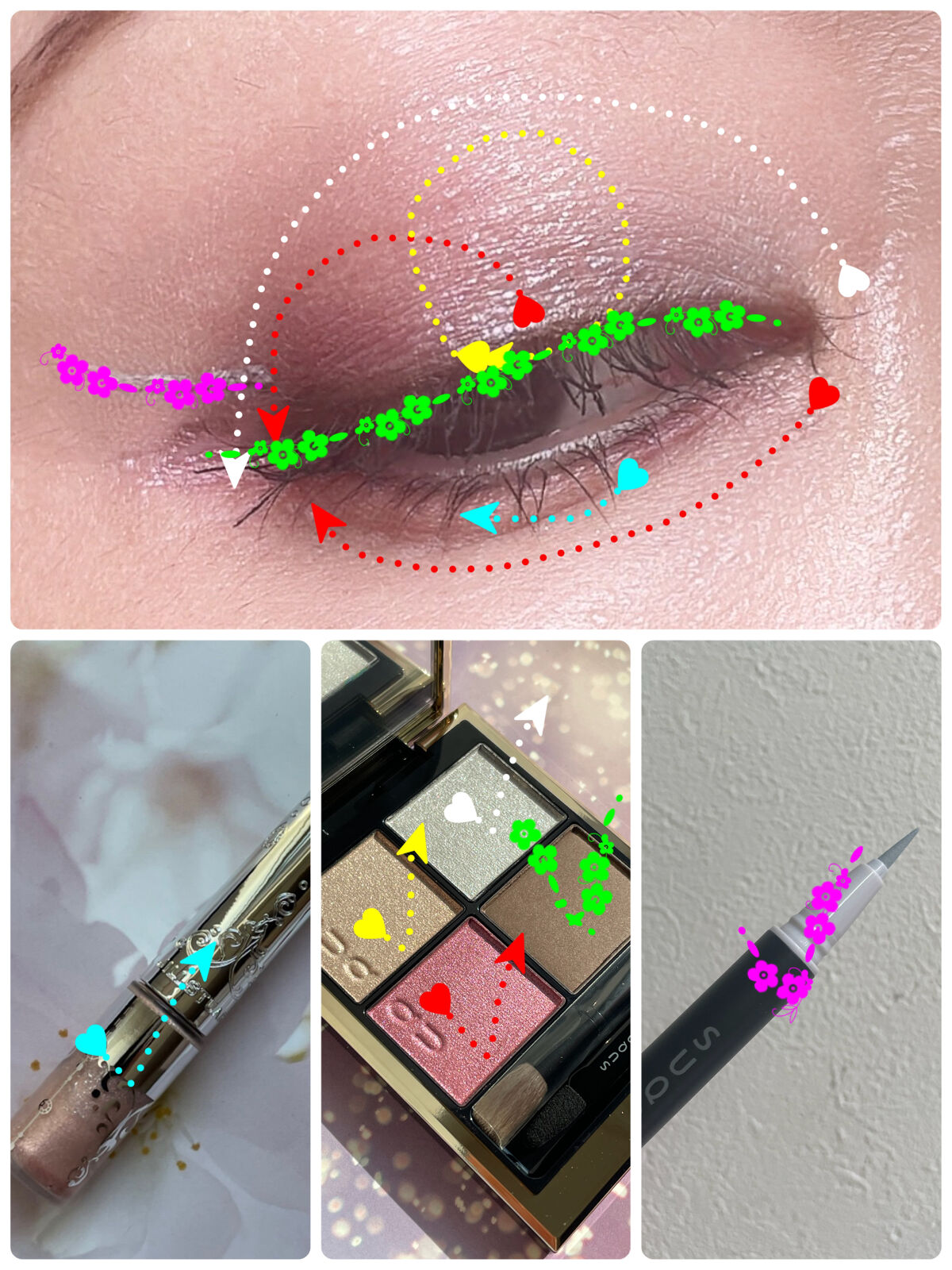 ジルスチュアート　アイダイヤモンド グリマー/JILL STUART/グリッターを使ったクチコミ（3枚目）