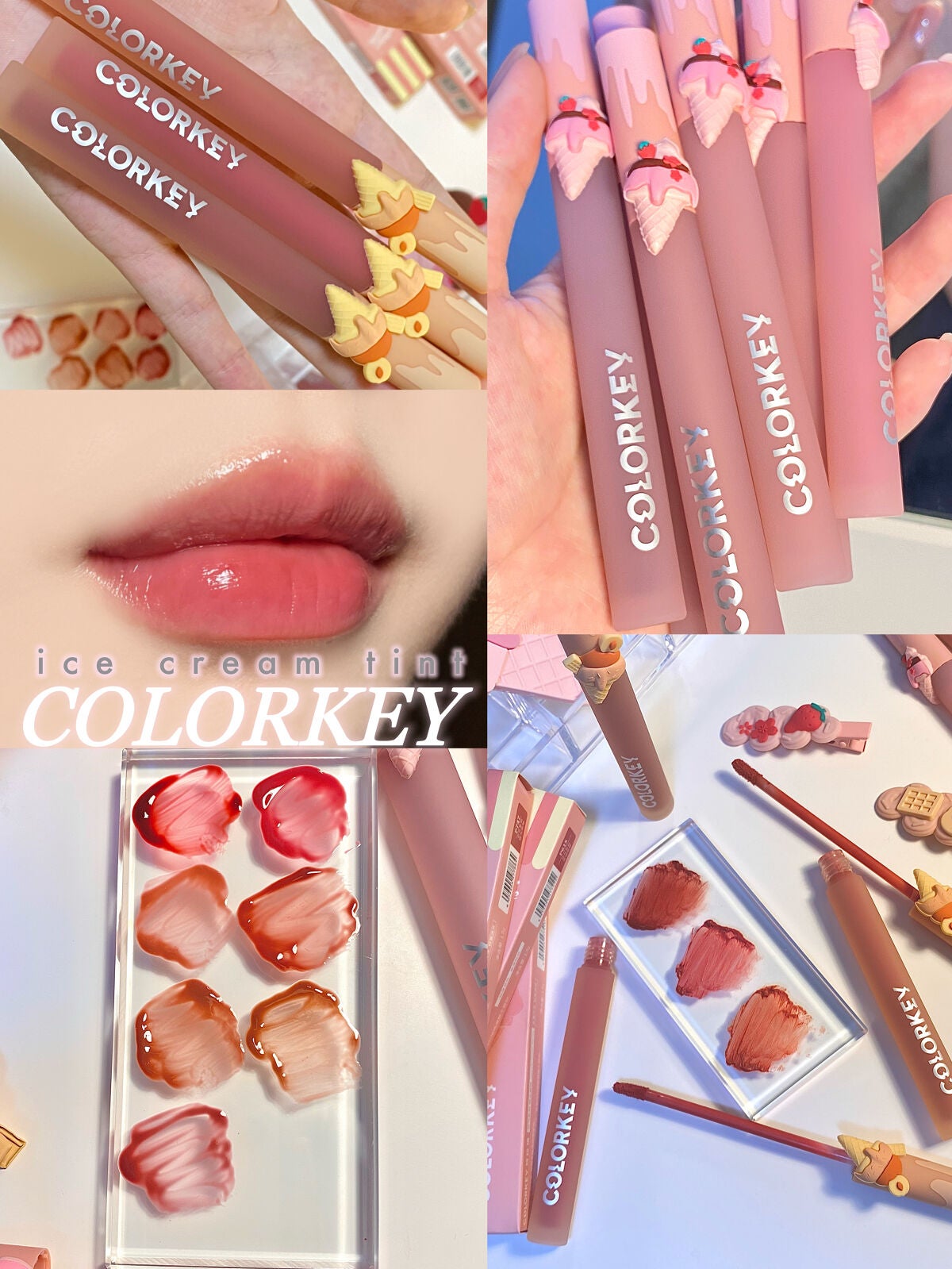 リップスティックアイスクリームティント/COLORKEY/口紅を使ったクチコミ(1枚目)